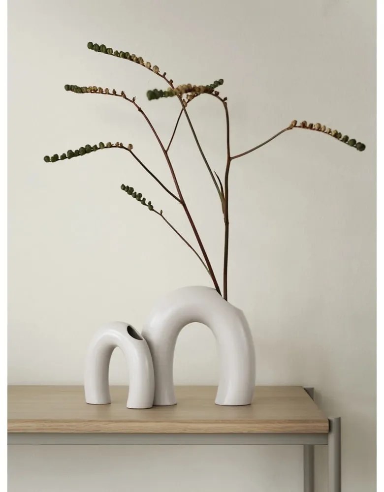 Krémová keramická váza (výška 12 cm) Kagetsu – Blomus