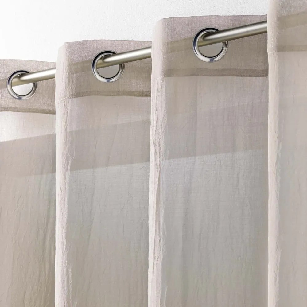 Hnedá záclona 140x280 cm Telma – douceur d'intérieur