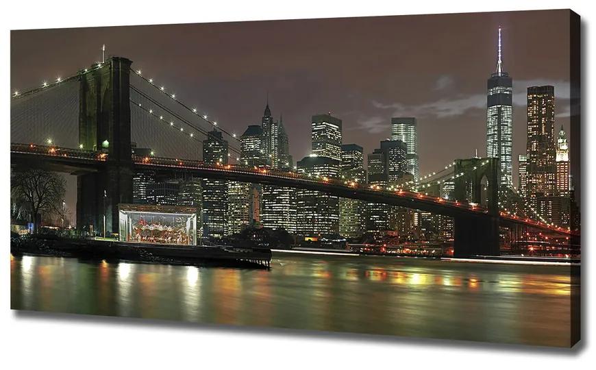 Foto obraz na plátne New york noc pl-oc-120x60-f-74924672