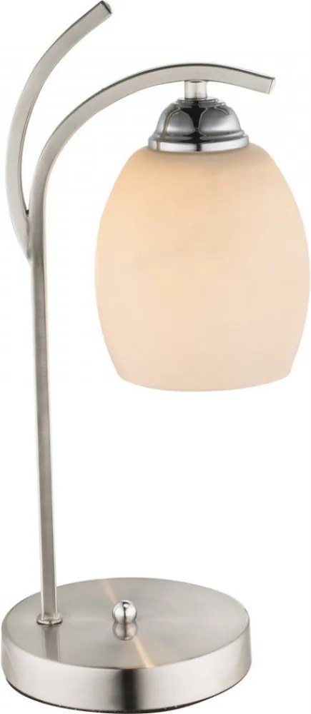 Globo 60214T Pracovné Stolné Lampy matný nikel 1 x E27 max. 60w 40 x 15 x 17,5 cm