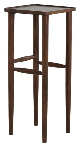 Odkladací stolík z masívu akácie 42x42 cm Qiano – Light &amp; Living