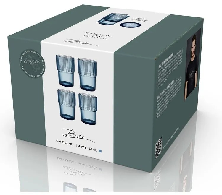 Poháre v súprave 4 ks 380 ml Kusintha – Bitz