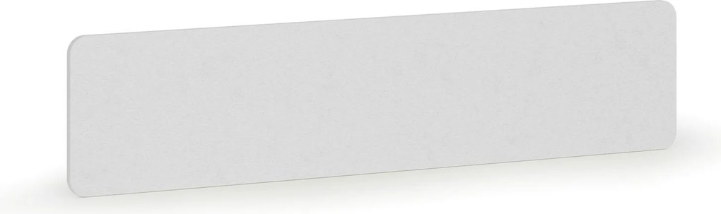 Akustický paraván na stôl, textilný, 180 x 40 cm, béžová