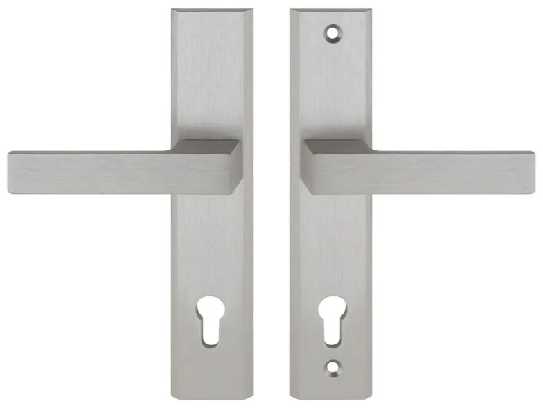 TOTAL vchodová kľučka-kľučka INOX 72mm INOX imitácia nereze