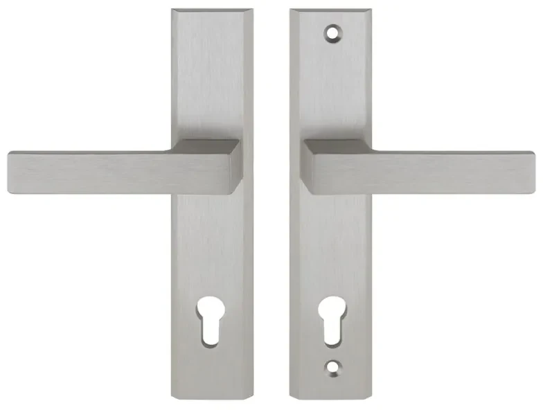 TOTAL vchodová kľučka-kľučka INOX 92mm INOX imitácia nereze