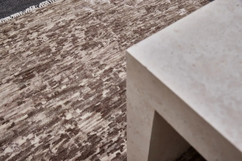 Ručne viazaný kusový koberec Enstatite DESP HK23, 200x290, hnedá, obývacia izba, Diamond Carpets India