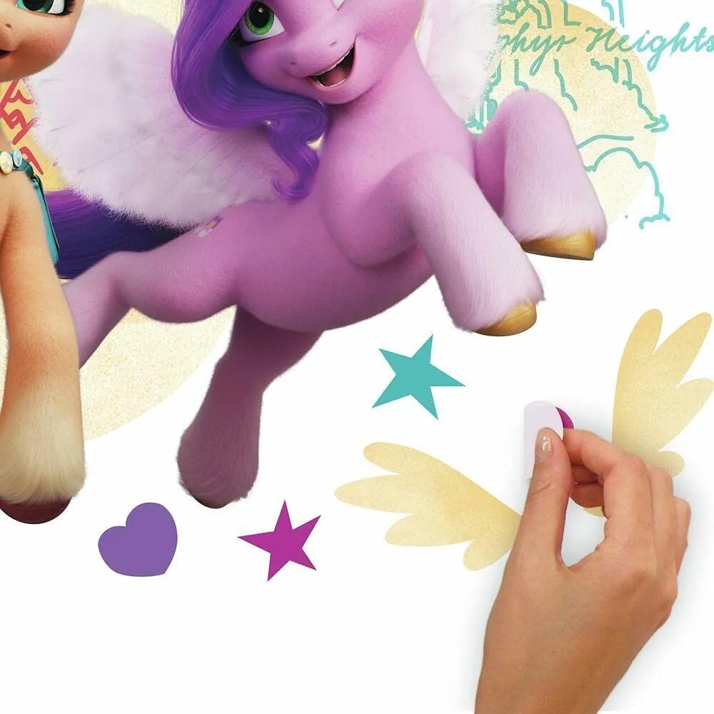 Samolepky s rozprávkovým motívom MY LITTLE PONY s menom vášho dieťaťa