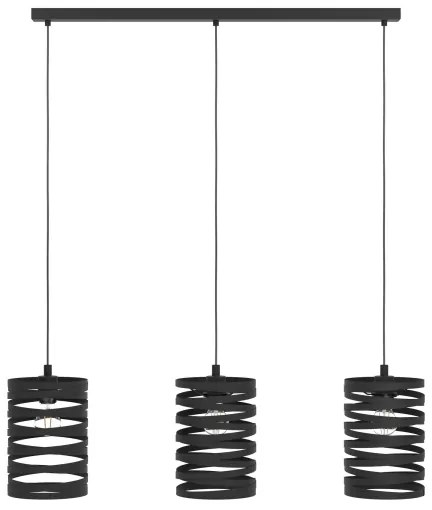 Eglo 99347 - Luster na lanku CREMELLA 3xE27/40W/230V