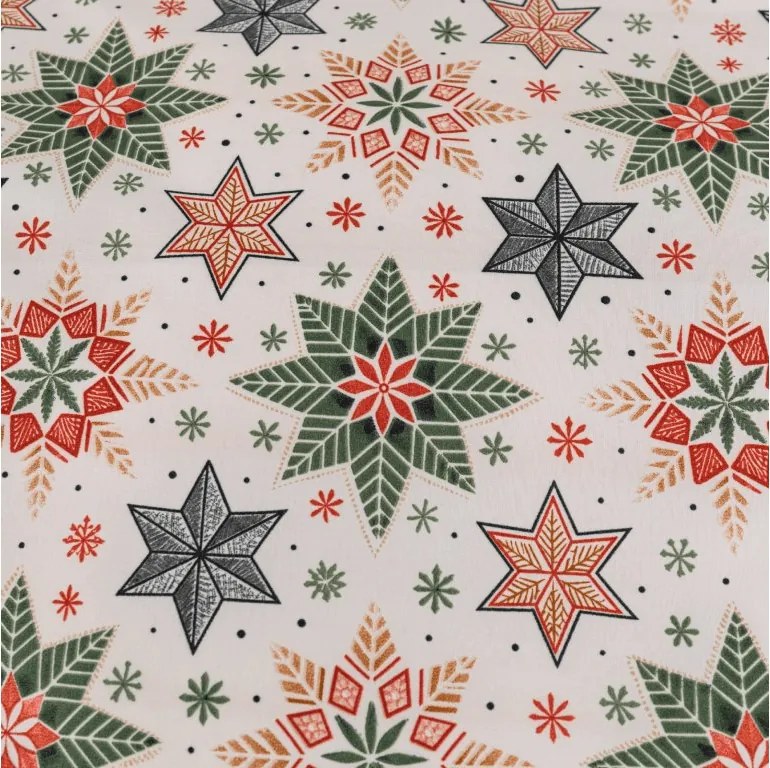 Obliečky z mikrovlákna CHRISTMAS STAR farebné Rozmer obliečky: 70 x 90 cm | 140 x 220 cm
