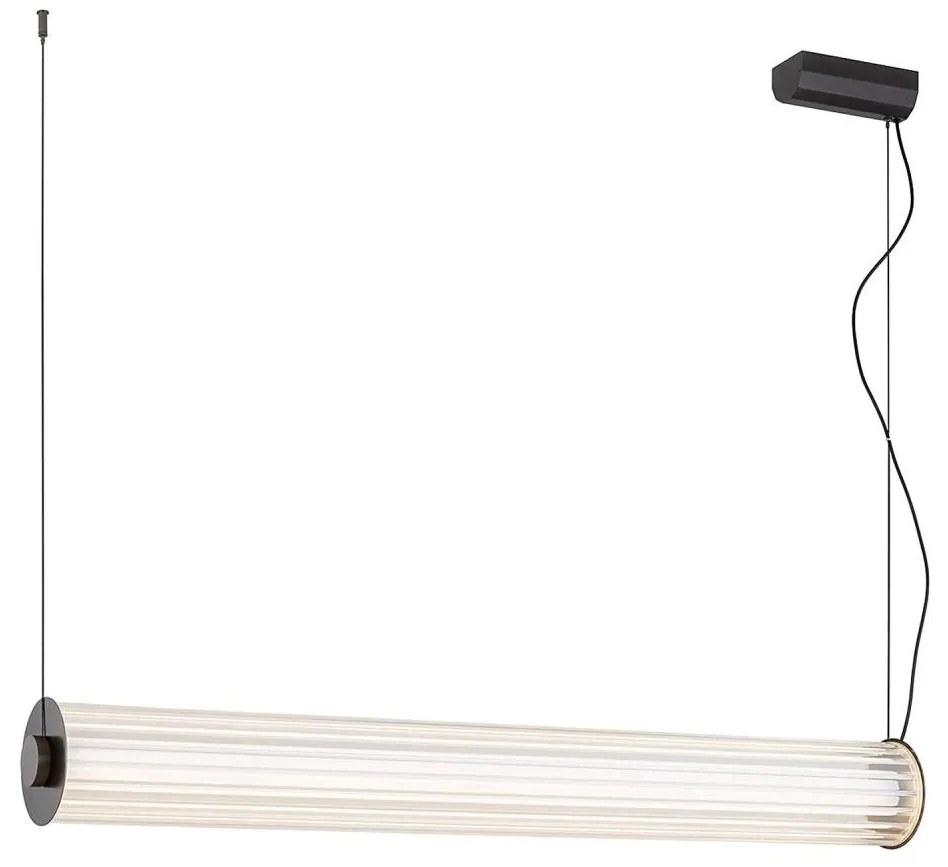 Argon 8628 - LED Luster na lanku HAMPTON LED/60W/230V 3000K 80 cm čierna