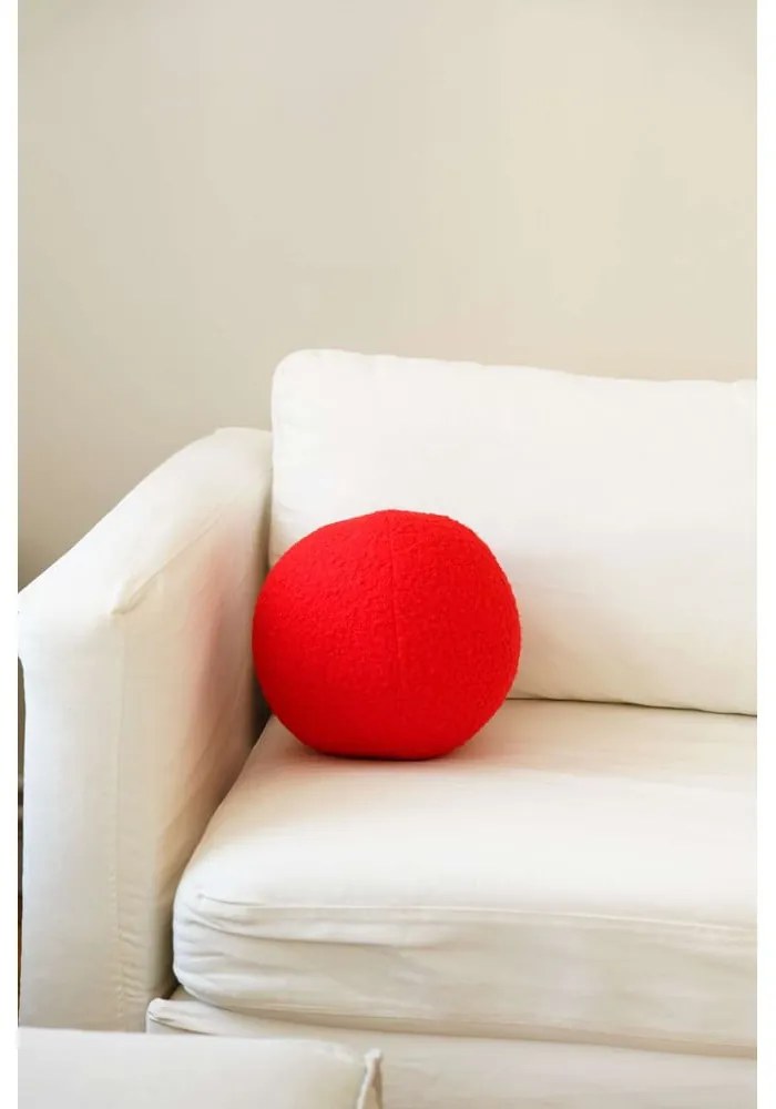 Dekoračný vankúš z materiálu buklé ø 20 cm Top – Mioli Decor