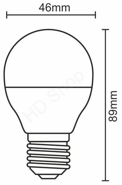 NEDES LED 8W-G45/E14/SMD/3000K