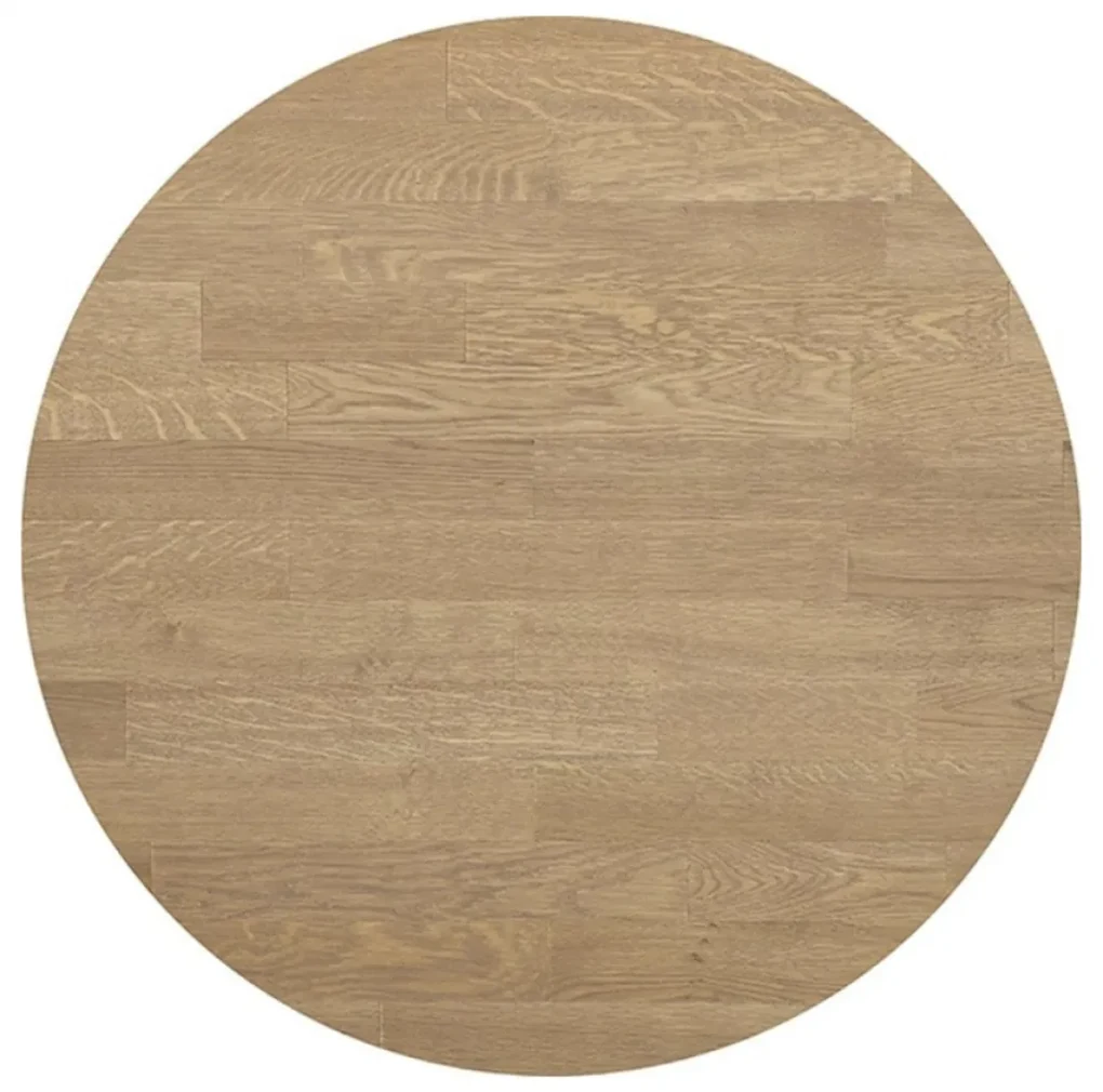 FAMEG OAK 27 MM - MASÍVNA STOLOVÁ DOSKA Ø 60 cm
