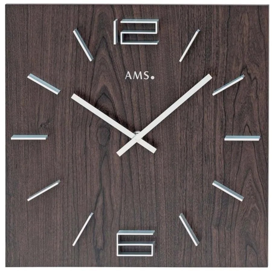 Dizajnové nástenné hodiny AMS 9593