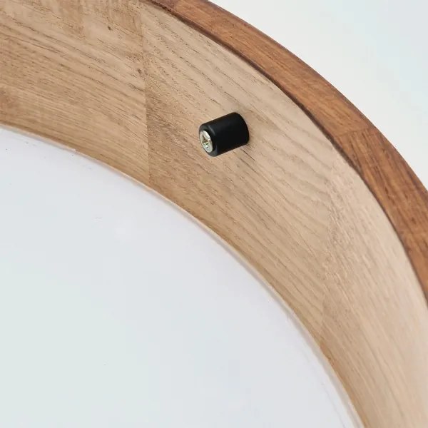 Brilagi - LED RGBW stmievateľné stropné svietidlo CARVALHO 2xE27/15W/230V Wi-Fi dub pr. 37,5