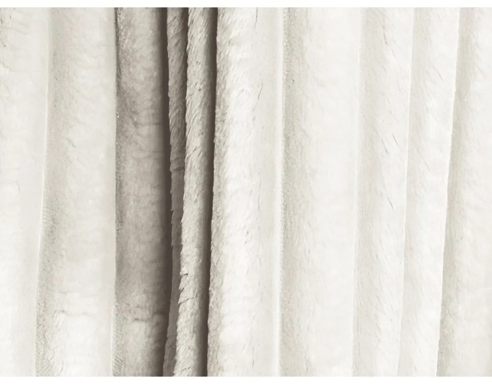 Béžová menčestrová rozkladacia/s úložným priestorom pohovka 266 cm Kini – Makamii