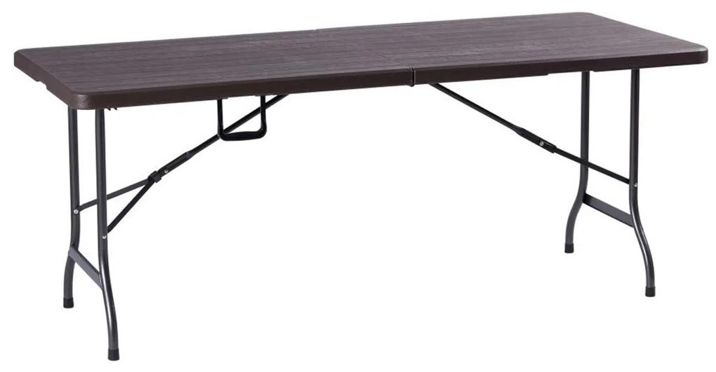 Záhradný skladací cateringový, banketový stôl, 180x75 cm | SZK-180