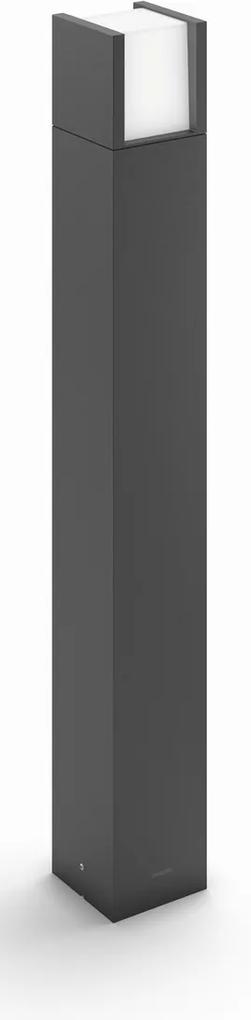Philips 16463/93/ P3 Arbour Vonkajšie stĺpikové svietidlo 77 cm, antracit