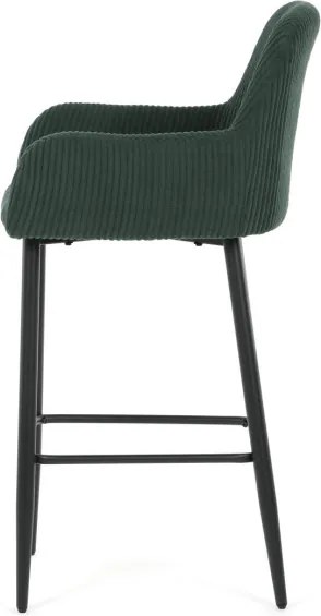 Barová stolička zelená AUB-V4009 GRN6