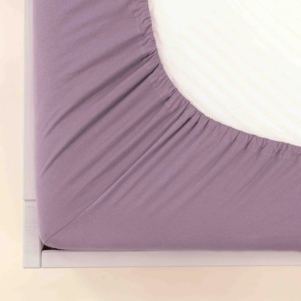 Polášek Jersey plachta s elastanom - Šedá | 180 x 200 cm