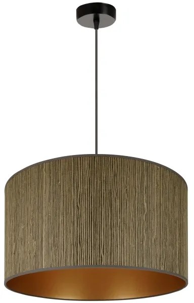 Brilagi - Luster na lanku BOSTON ROLLER 1xE27/15W/230V pr. 45 cm hnedá/zlatá