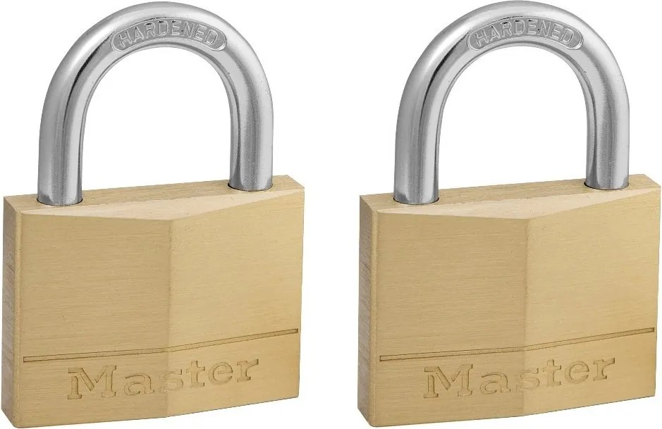Visiaci zámok MASTER LOCK 150EURT 2 x 50 mm, mosadz