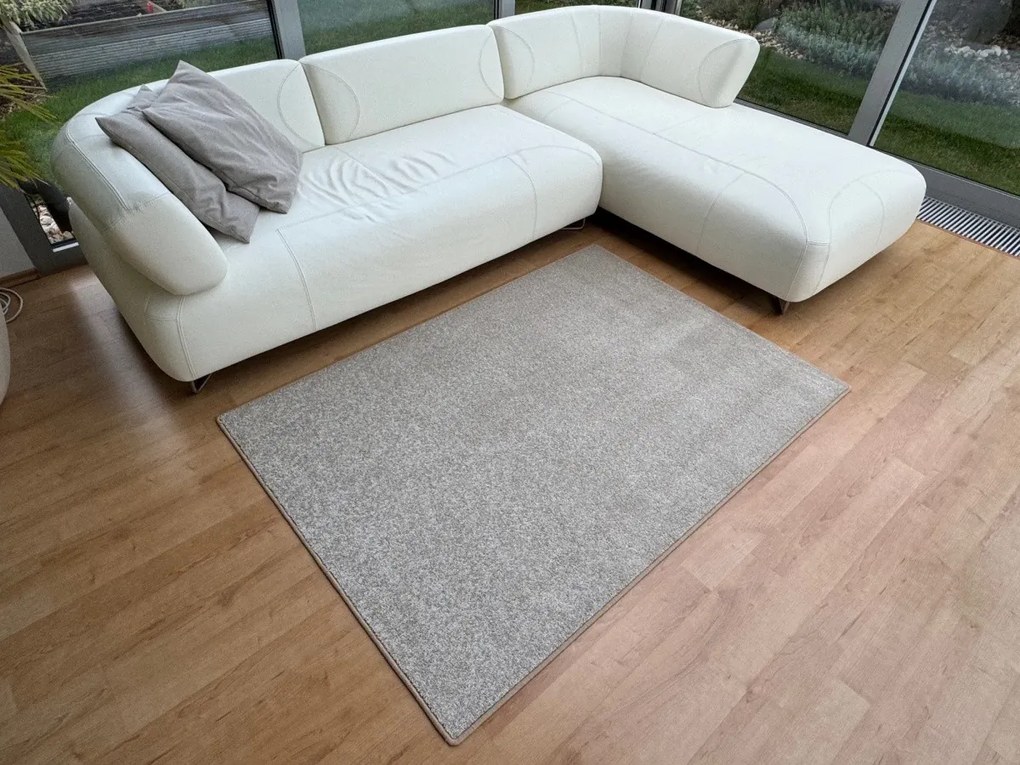 Vopi, Kusový koberec Capri svetlo béžový, 57x120, béžová, chodba / predsieň