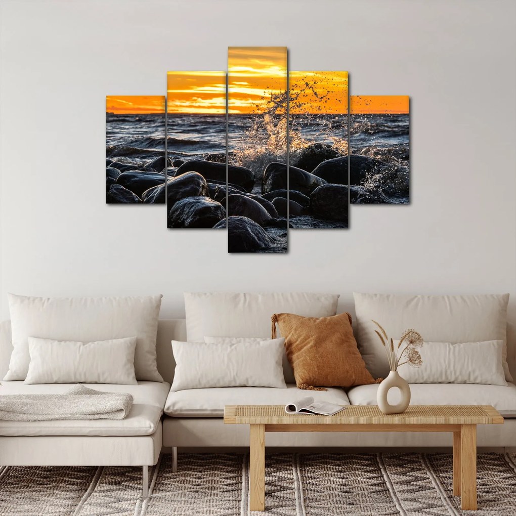 Obraz morských vĺn (150x105 cm)