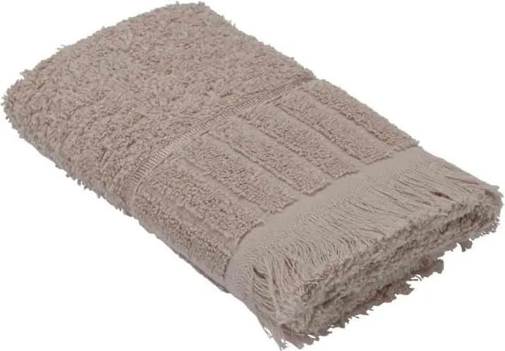 Béžový bavlnený uterák Bella Maison Smooth, 50 × 90 cm