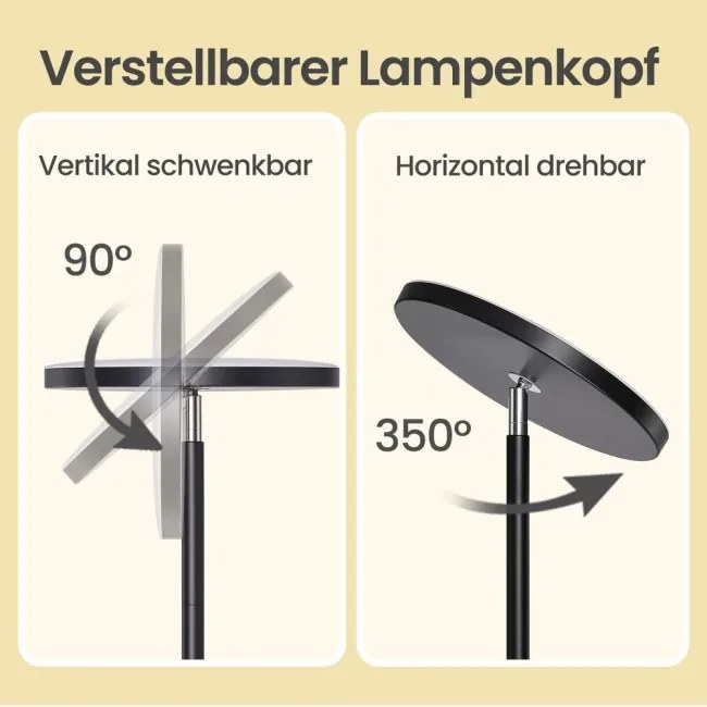 LED stojacia lampa s diaľkovým ovládaním LFLB35018BD02