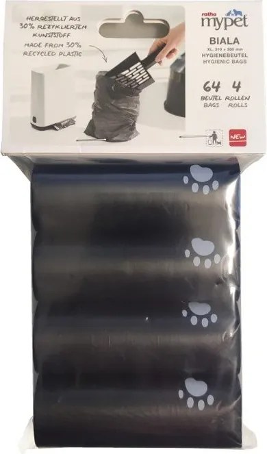 Čierne vrecká na mačaciu podstielku v súprave 4 ks 11x18 cm Biala – Rotho