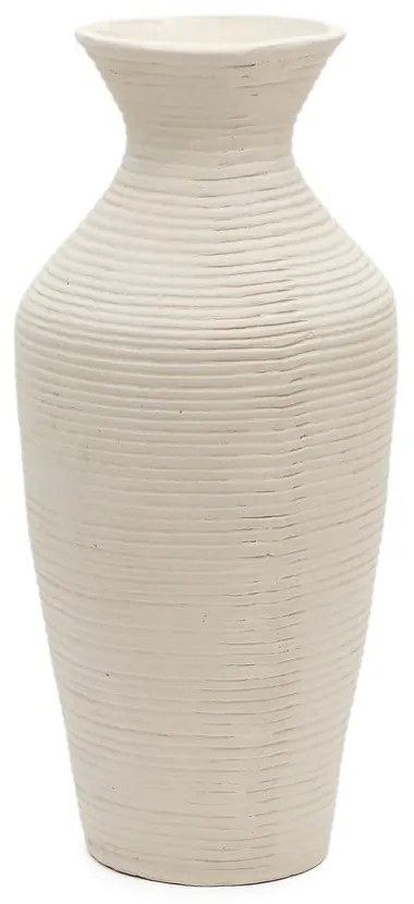Krémová ručne vyrobená vysoká váza (výška 72 cm) Pria – Kave Home