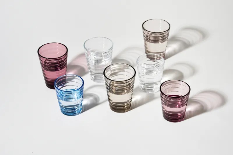 Poháre Aino Aalto 0,22l, 2ks, modré aqua