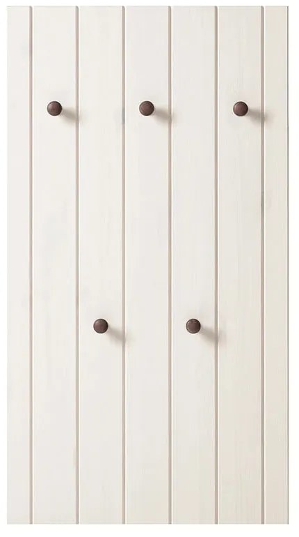 Biela predsieňová zostava z borovicového dreva 55x100x2 cm Anita – Støraa