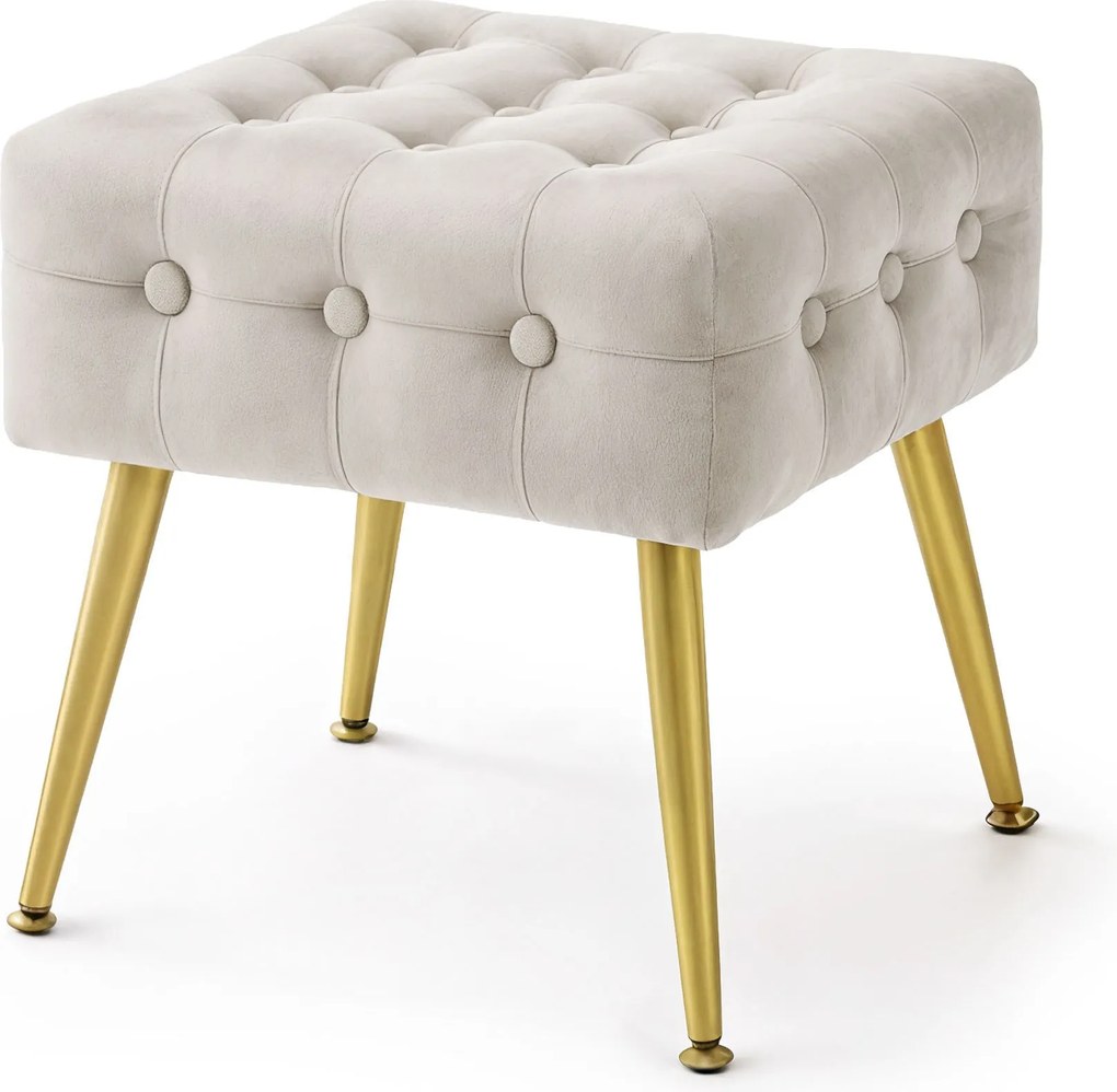 Taburet Quadra béžový