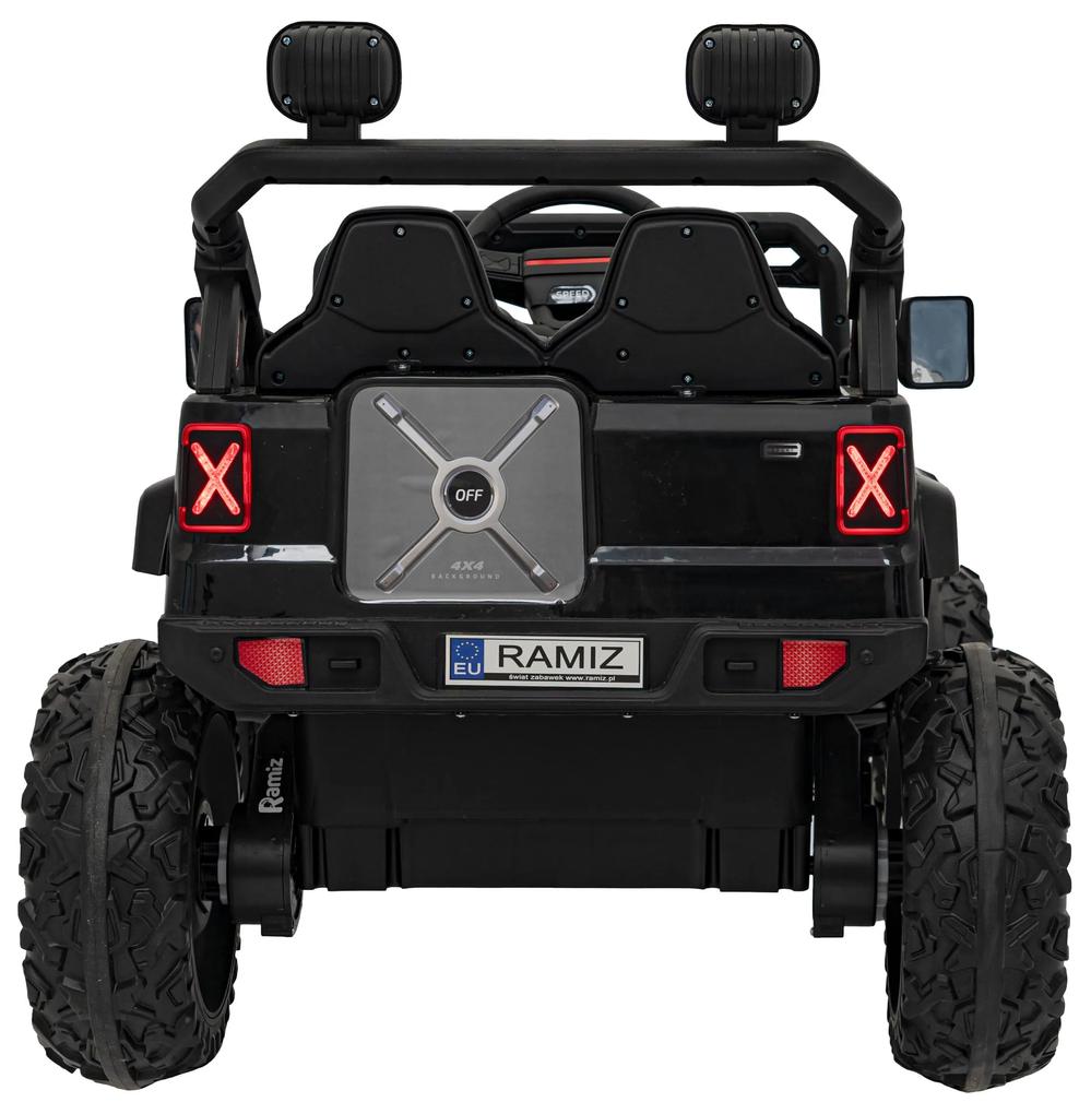 RAMIZ Elektrická autíčko  OFF ROAD Speed - čierne - 4x35W- BATÉRIA - 2x12V7Ah - 2024