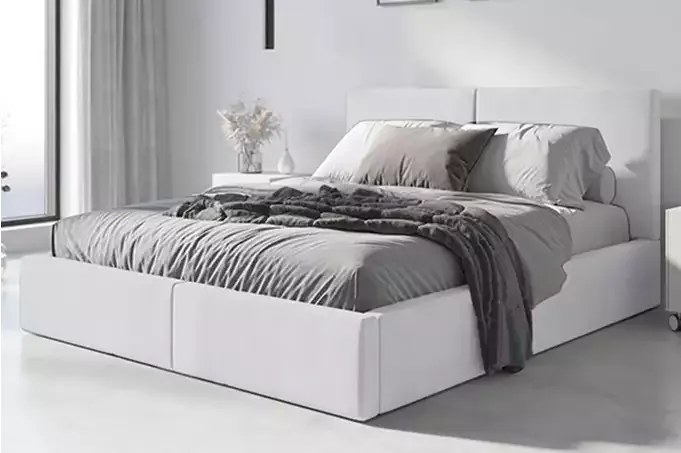 Posteľ HILTON WHITE s úložným priestorom 160x200 cm,