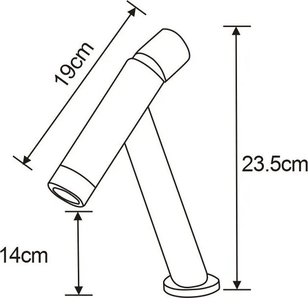 Mexen Astro umývadlová batéria, čierna, 746900-70