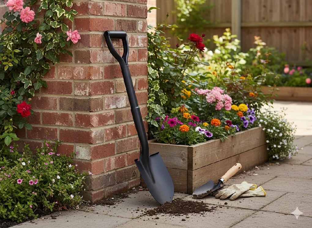 Garden Line MINI LOPATA S OCELOVOU RÚČKOU 67 CM