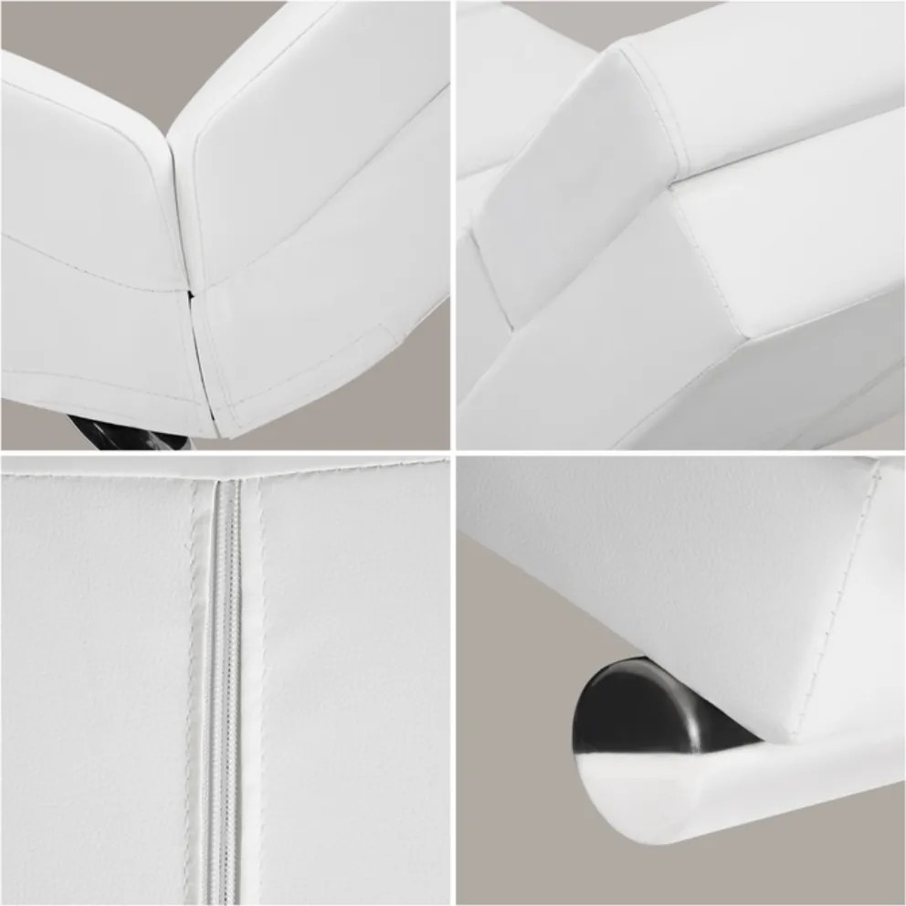 Leňoška LONDON, 186x55x89cm, biela Casaria