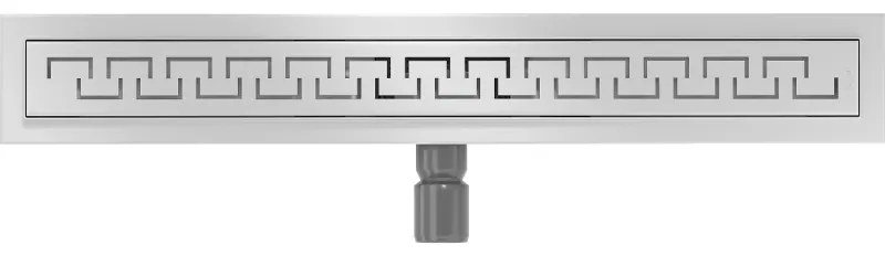 Mexen Flat nerezový sprchový žľab 50 cm vzor M15, 1024050-15