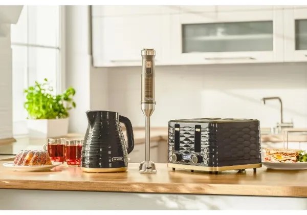 Sencor - Hriankovač so štyrmi otvormi 1600W/230V čierna/béžová