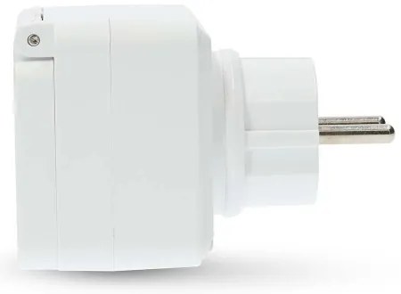 Nedis ZBPO130EWT -Inteligentná zásuvka Smartlife 3680W/230V/ Typ E/16A Wi-Fi Tuya IP44