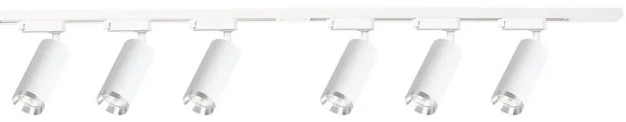Bodové svietidlo v lištovom systéme MICA 6xGU10/10W/230V biela/matný chróm
