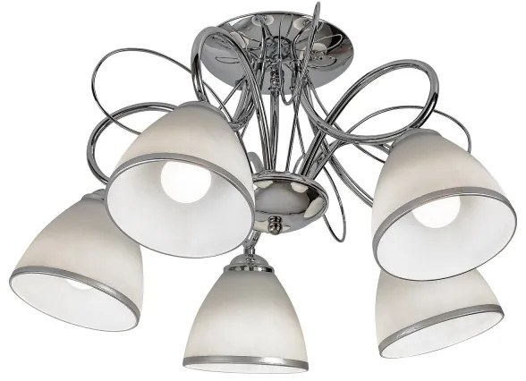 Brilagi - Prisadený luster FRED 5xE27/60W/230V, priemer 59 cm, lesklý chróm