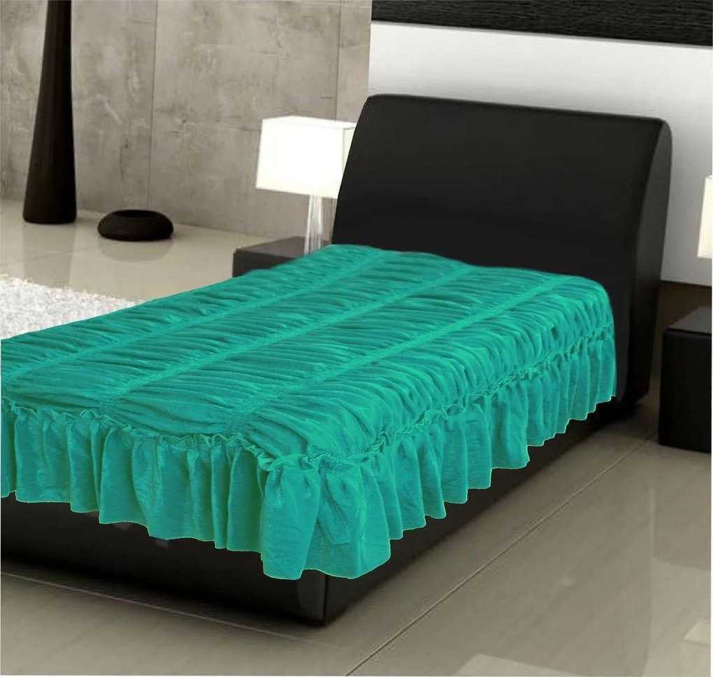 Prikrývka na posteľ, Bonadea 3 dvojposteľ, tmavo zelená
