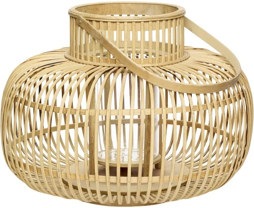 Súprava 2 bambusových lampášov Hübsch Bamboo