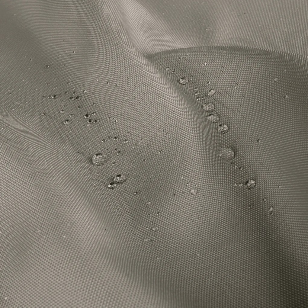 ZÁHRADNÝ VODEODOLNÝ ZÁVES NA PÚTKACH GARDEN 155X220 CM STRIEBORNÁ