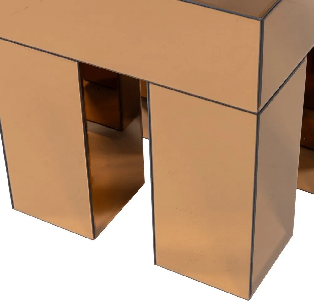 Lesklý odkladací stolík 45x45 cm Mirrox – WOOOD