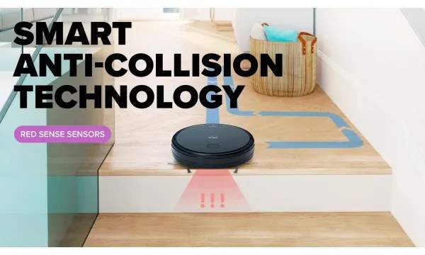 Niceboy ION Charles i6 - Inteligentný robotický vysávač 2v1 2600 mAh Wi-Fi čierna